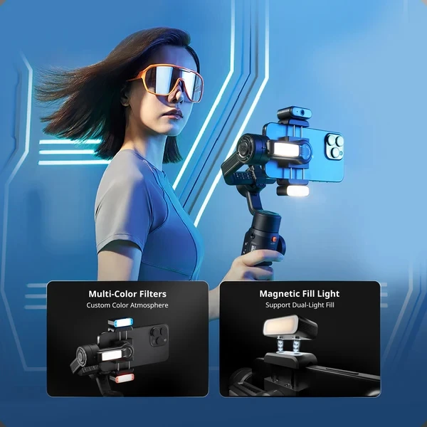 ZHIYUN SMOOTH 5S AI Tracking Handheld Gimbal Stabilizer 3-Axis Stabilizer For iPhone Xiaomi Huawei Samsung Smartphones