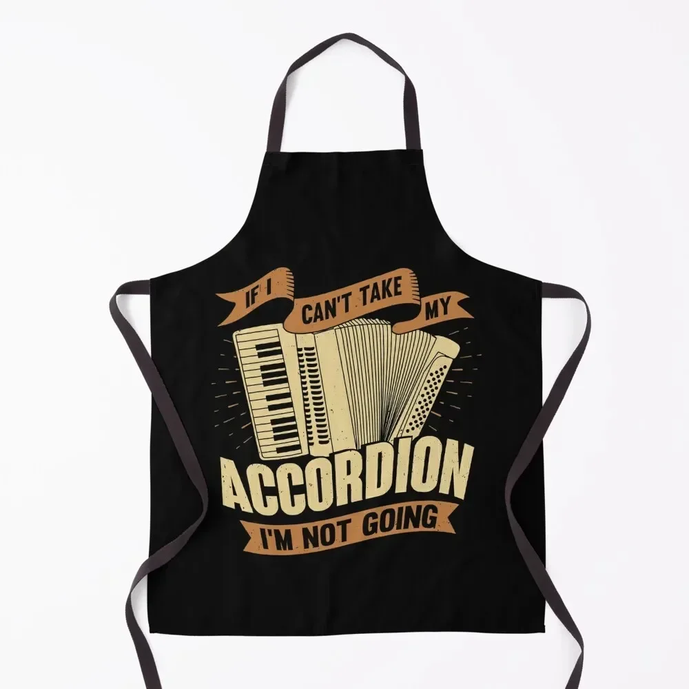

Funny Accordion Player Accordionist Gift Apron Kitchens Accessories Kitchen Tools Waterproof Kitchen Apras For Women Apron