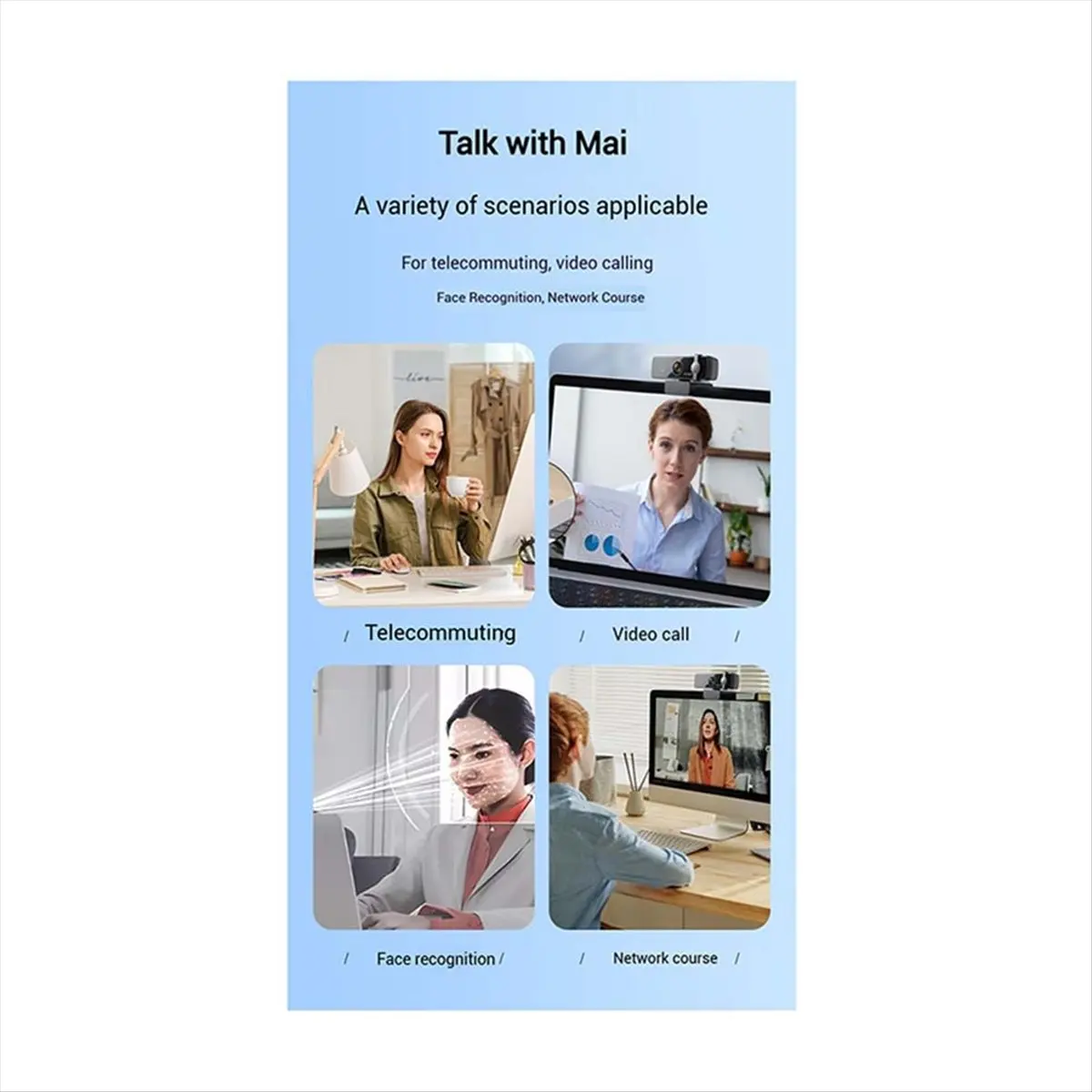 2026 New + USB Online Mini PC 1080P Professional Video Microphone Photo Student Teacher Webcams 4K Way Computer Webcam Camera