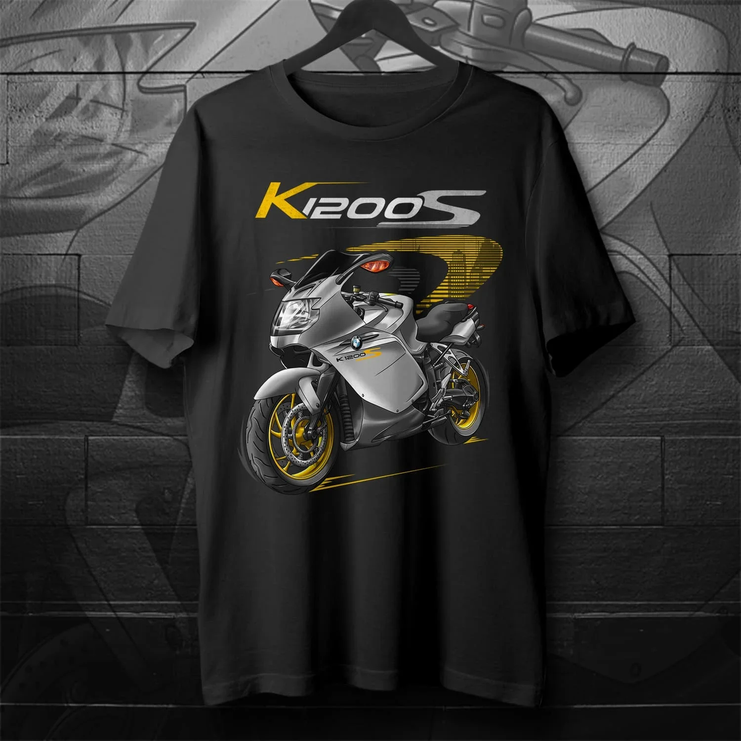 Classic German K1200S Motorcycle T-Shirt 100% Cotton O-Neck Short Sleeve Summer Casual Mens T-shirt Rider Streetwear