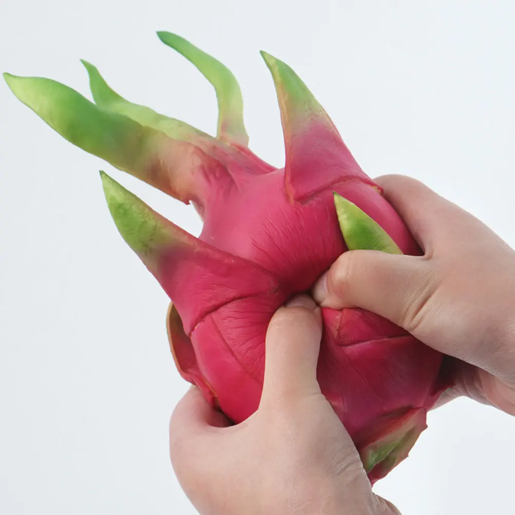 

2Pcs Realistic Pitaya Models Artificial Fruits for Store Display Exhibition Decoration Home Decor and Photo Prop Vivid Fruit