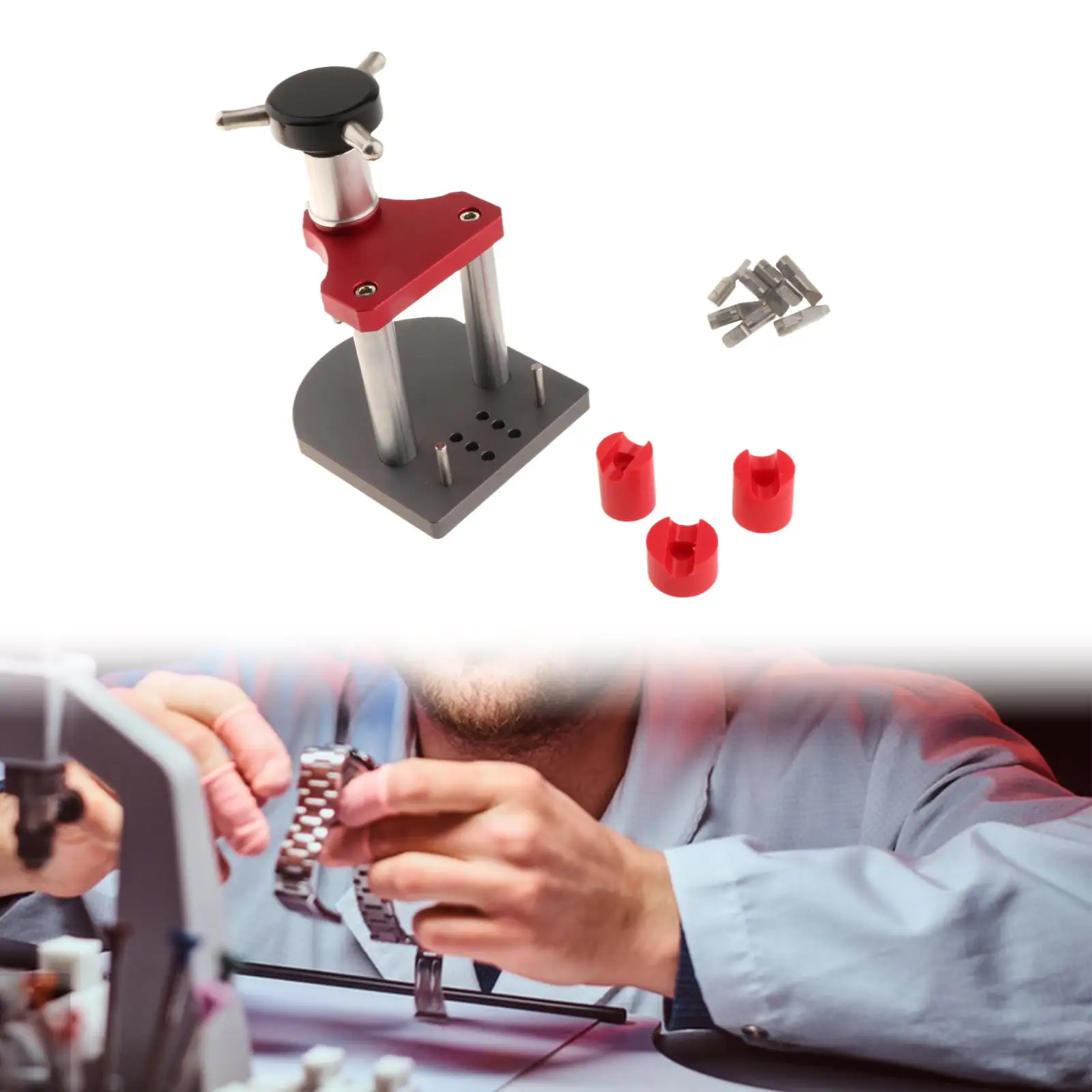 طقم فتاحة خلفية للساعة، أداة فتح الغطاء الخلفي المحمولة خفيفة الوزن