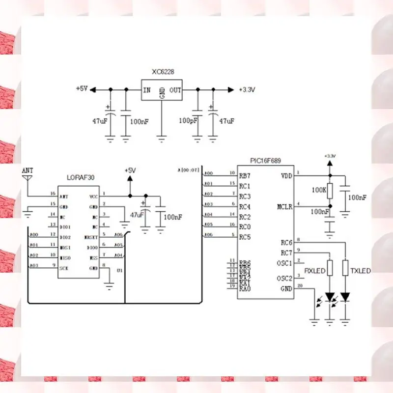 

Беспроводной модуль ABGN Lora Lora1278f30, 1 Вт, высокая мощность, передача данных на большие расстояния, 470-510 МГц
