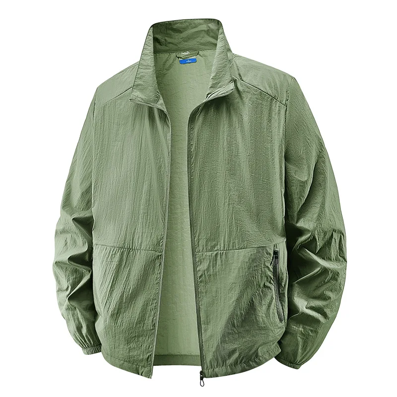 

Classic 2025 Autumn uv protection Jacket For Men And Women Waterproof Black Bomber Style Jacket Fashion Outdoor Windproof Coat