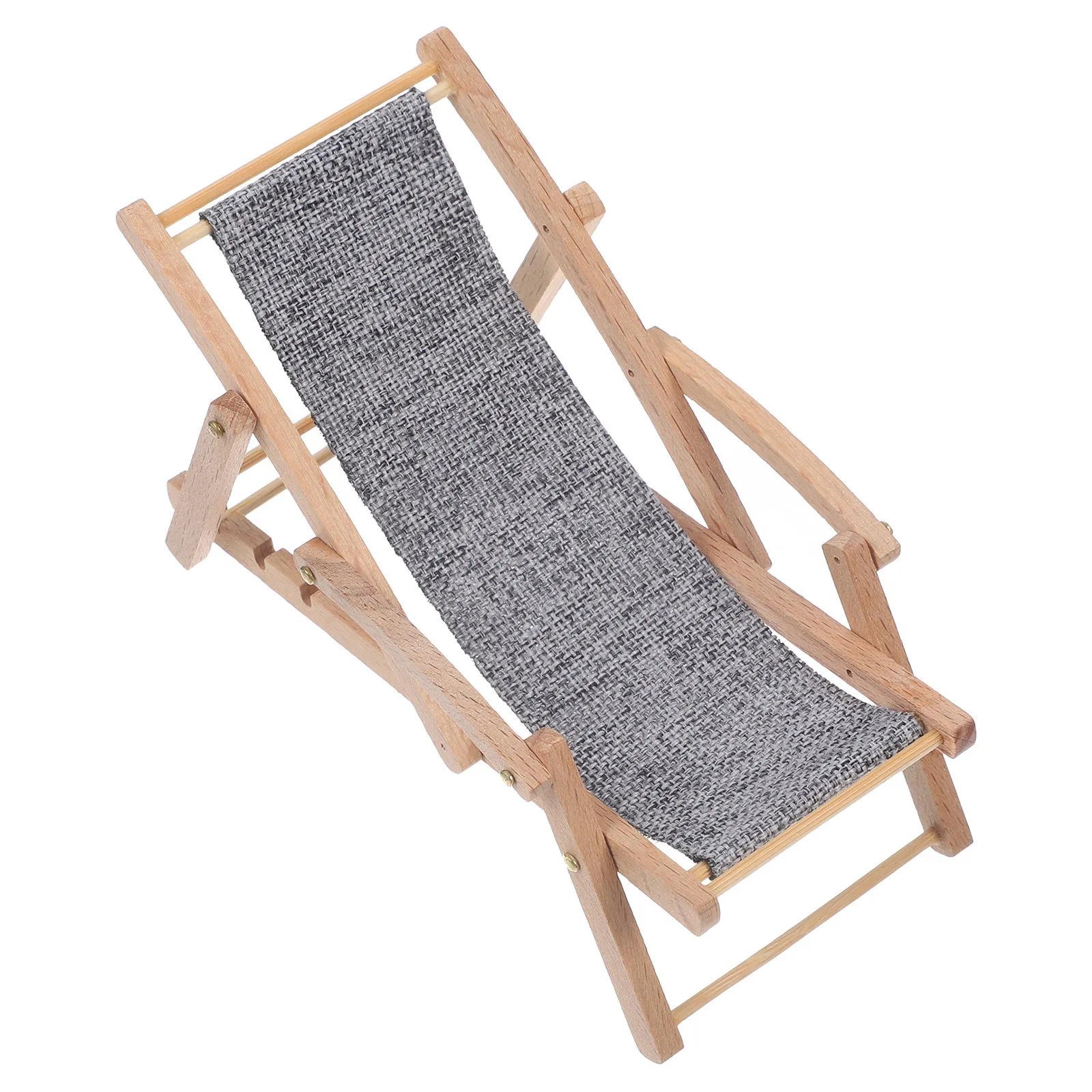 

Миниатюрный пляжный стул, маленький складной легкий декоративный стул для кукольного домика, миниатюрного сада, вечеринки, дня рождения, развивающих игр