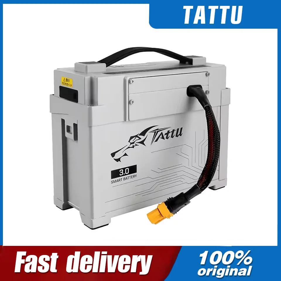TATTU HV 3.0 10500mAh Lipo Battery 25C 14S 53.2V Lithium Polymer Rechargeable Battery for Model