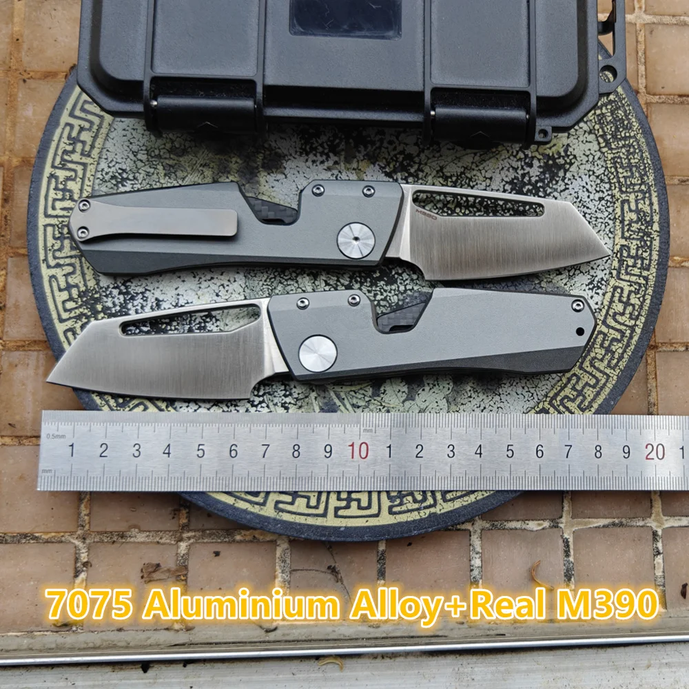 JUFULE WinterBlade Aluminum Handle + Titanium Lining VG10 Ceramic Bearing Pocket EDC Tool Camping Hunting Tactical Folding Knife