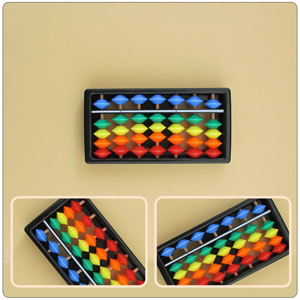 3 stuks kleurrijke telraam gemakkelijk mee te nemen leermiddel voor kinderen rekenkundige praktijk educatief wiskundehulpmiddel voor vroege kinderjaren