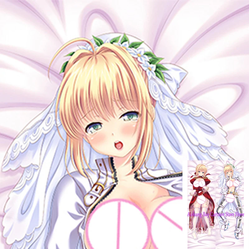 

Dakimakura Anime Pillow Cover Charismatic Giant Breasts Double Sided Print Life-size Decoration