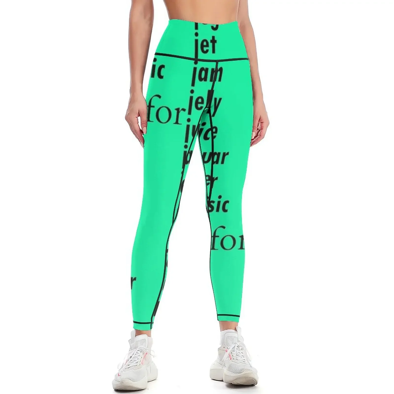 

The j is for jug: Alphabet a-z Words -Alphabet Words Leggings Women sports gym top Women's tights Womens Leggings