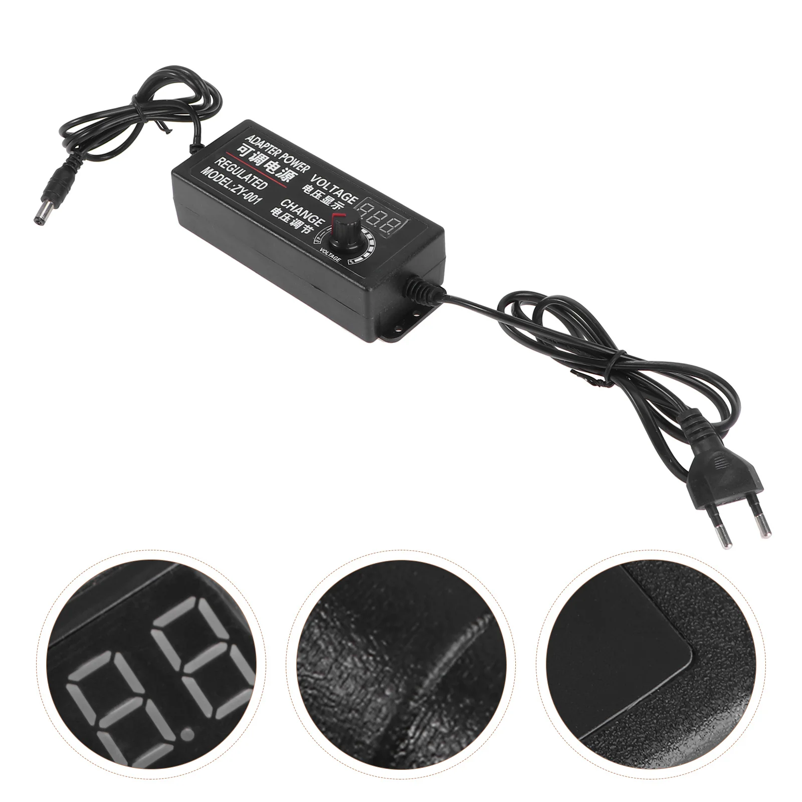 조정 가능한 전압 전원 공급 장치 9-24v3a 다기능 LED 디스플레이 레귤레이터 어댑터 과전류 과전압 보호