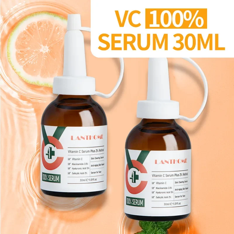 Lanthome-esencia correctora hidratante e hidratante Facial, vitamina C, VC, 30ml, gran oferta