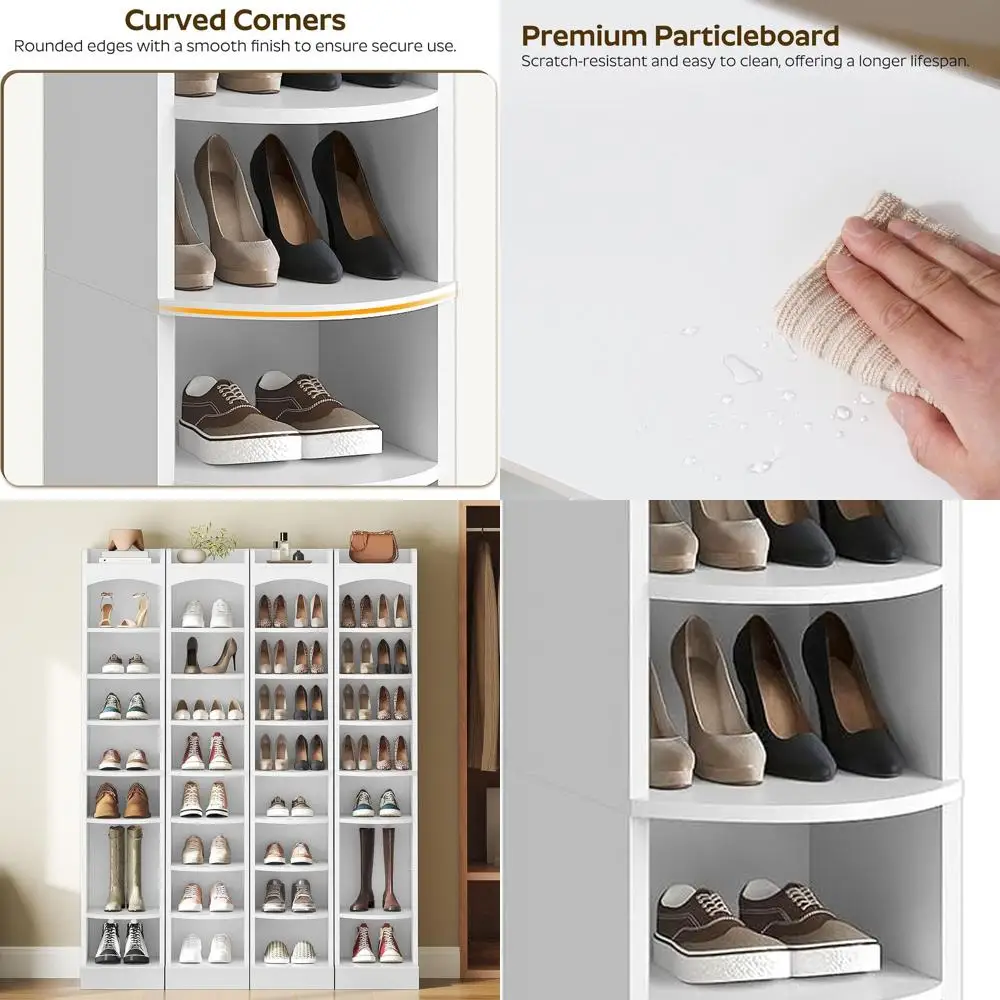 Wooden 9-Tier Shoe … - image