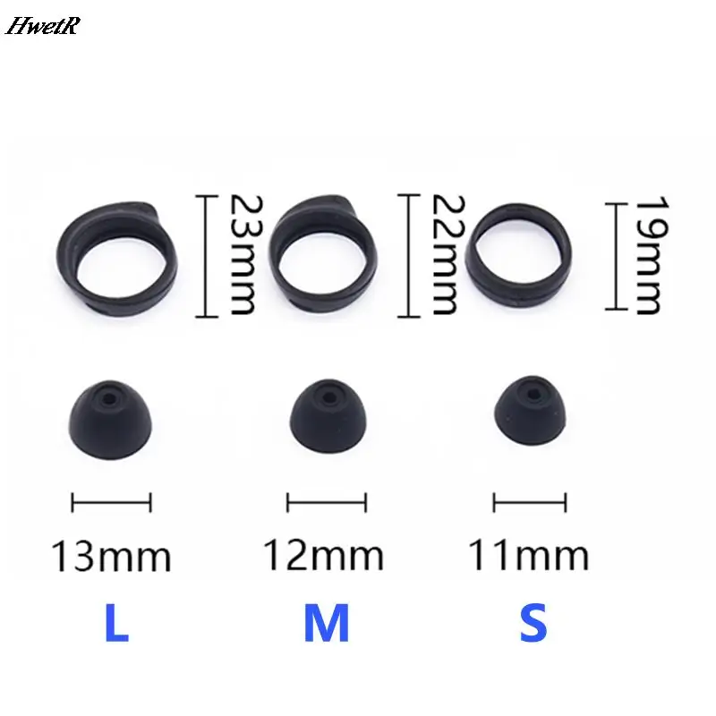 6 Pairs سماعة سيليكون الحال بالنسبة لسامسونج SM-R170 براعم غالاكسي منصات الأذن وسادة سماعة في الأذن قبعات الأذن يغطي سماعات الأذن
