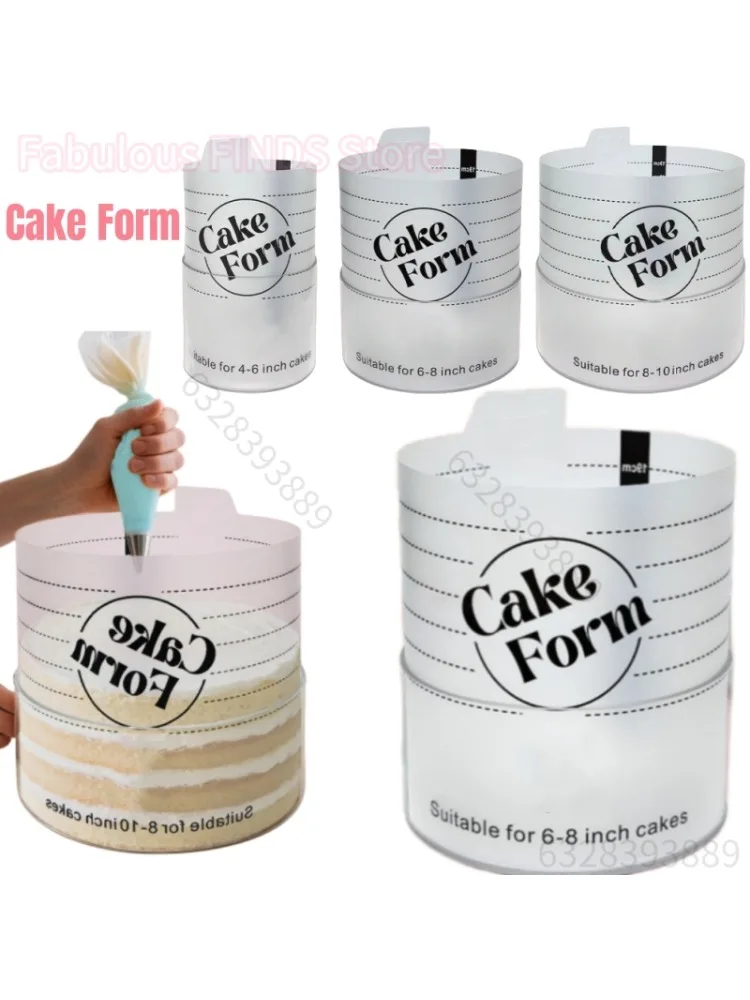 Ronde Verstelbare Cake Ring Mold Intrekbare Fondant Gereedschap Mousse Cake Ring Acryl Cirkel Bakring DIY Mousse Cakevorm - afbeelding 2
