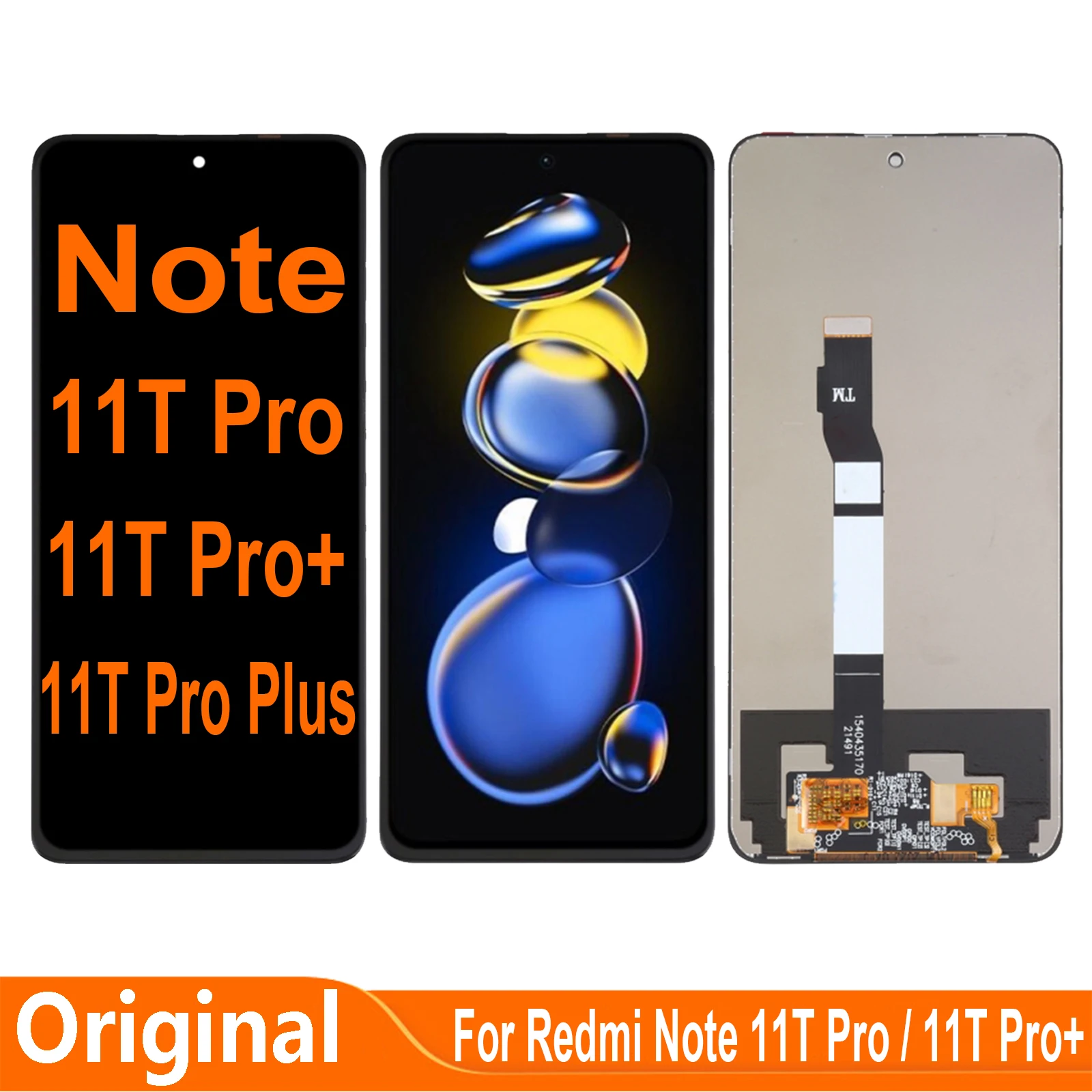 

ЖК-дисплей для Xiaomi Redmi Note 11T Pro Plus с сенсорным экраном и дигитайзером для Redmi Note 11T Pro + 22041216C LCD