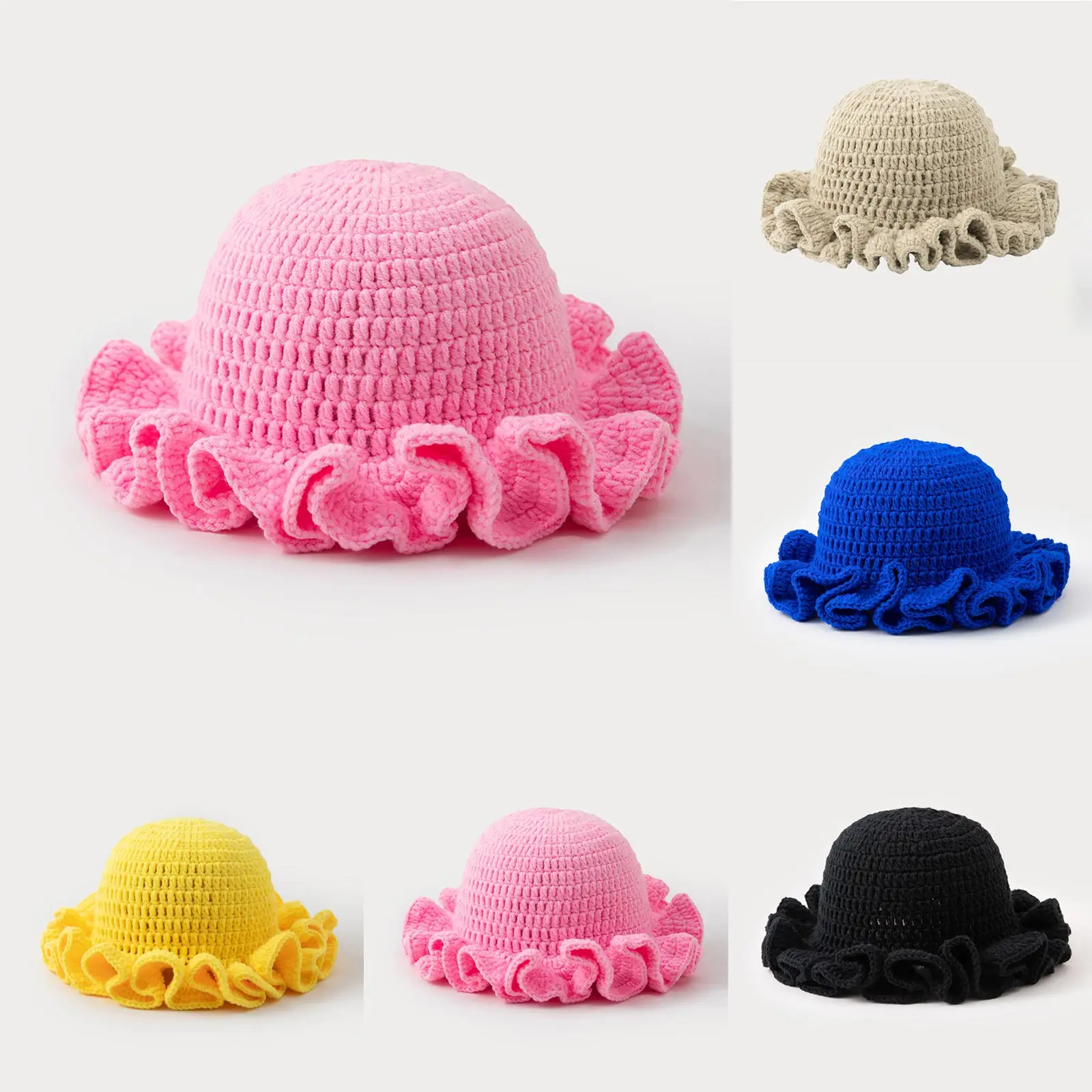 

Зимняя шапка для маленьких мальчиков, флисовая вязаная крючком панама для девочек, женская модная вязаная кепка с дискетой, милые шапки и перчатки ручной работы в стиле бохо, комплект для детей