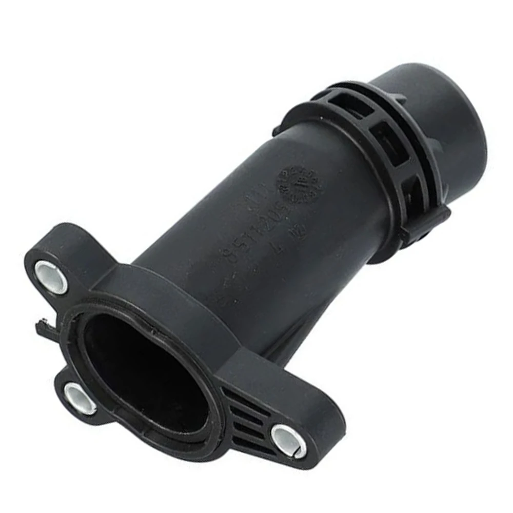 1pc 11118511205 Black Car Coolant Thermostat Water Pipe Joint Suitable for BMW 2015- BMW 1 Series Hatchback (F20 Facelift)