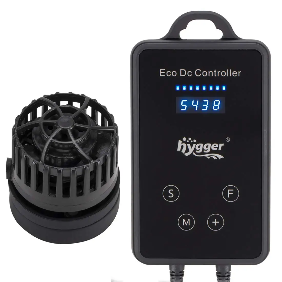 

1600GPH Quiet DC 12V Aquarium Wave Maker, Circulation and Wavemaker Pump for Aquarium Fish Tank