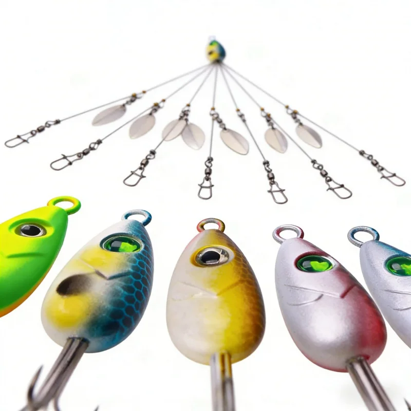 

Набор для рыбалки Alabama, 5 шт., искусственная приманка, новое рыболовное снаряжение, рыболовные аксессуары, 22 см, 15 г.