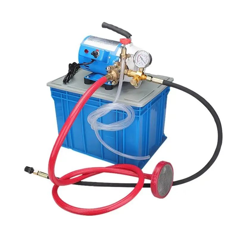 Portable Copper Head Electric Hydraulic Pipeline Pressure Test Pump Water Pipe Testing Equipment