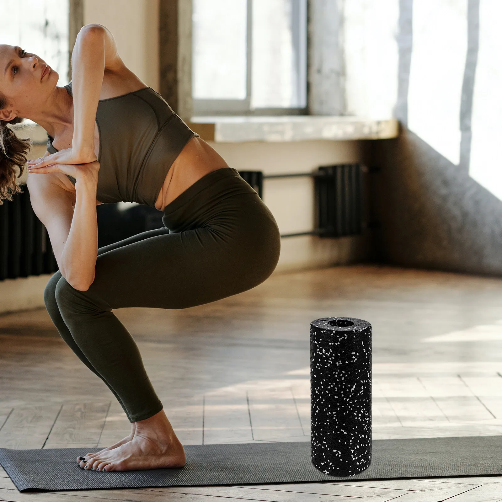 ลูกกลิ้งโยคะ วัสดุพรีเมียม อเน - Yoga Fitness Ball บทวิจารณ์และราคา