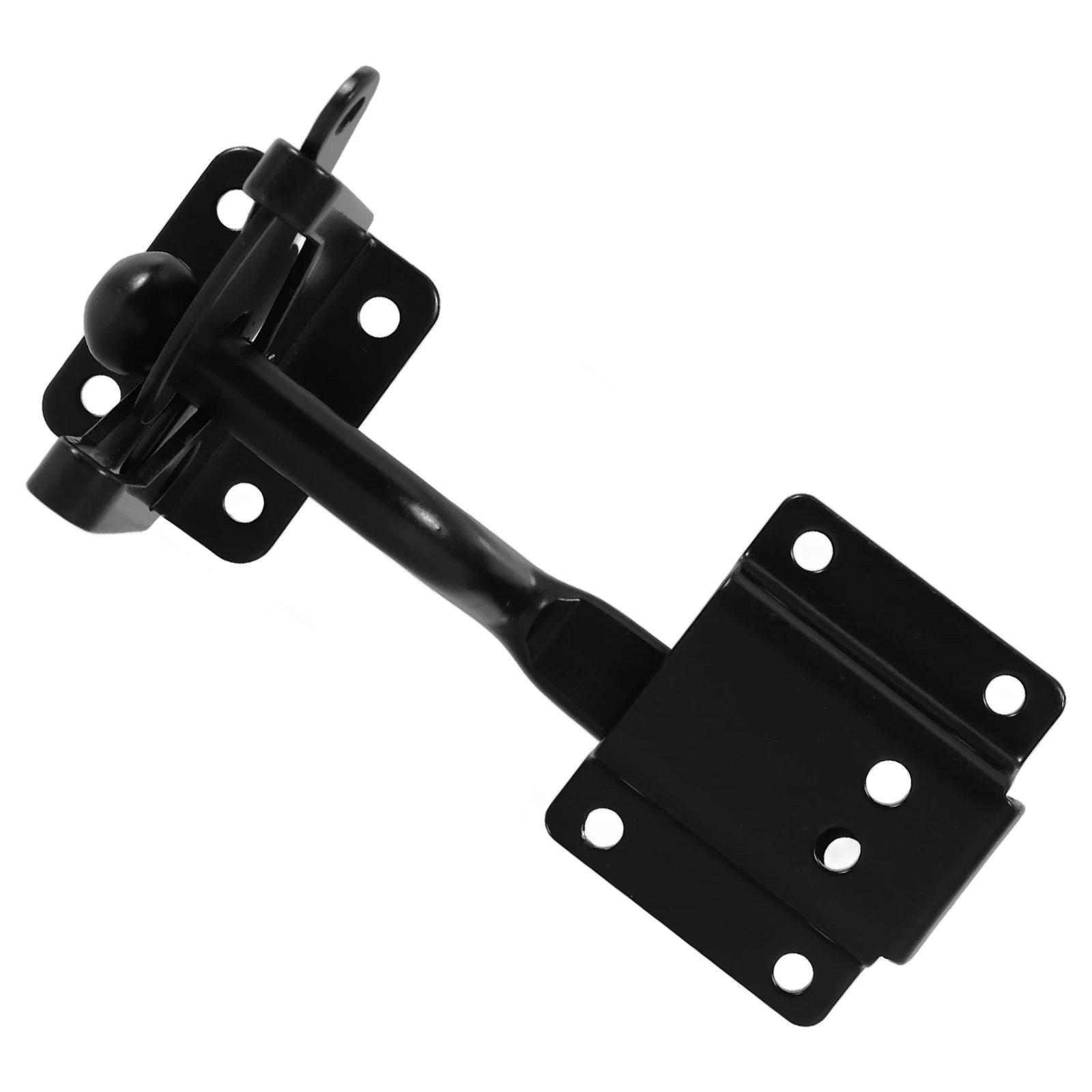 

Gate Latch Fence Hardware Galvanized Finish Easy Installation Door Buckle Black Aluminum Cabinet Latches Multiple