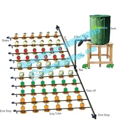 Farm Irrigation System Gravity Drip Kit With Collapsible Tank  Land Self Watering  Fertigation    500 M2