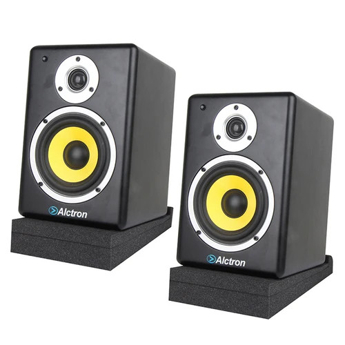 Imagen 2 del producto Monitor altavoz estudio almohadilla de esponja absorbente de golpes aislamiento espuma paneles a prueba de sonido