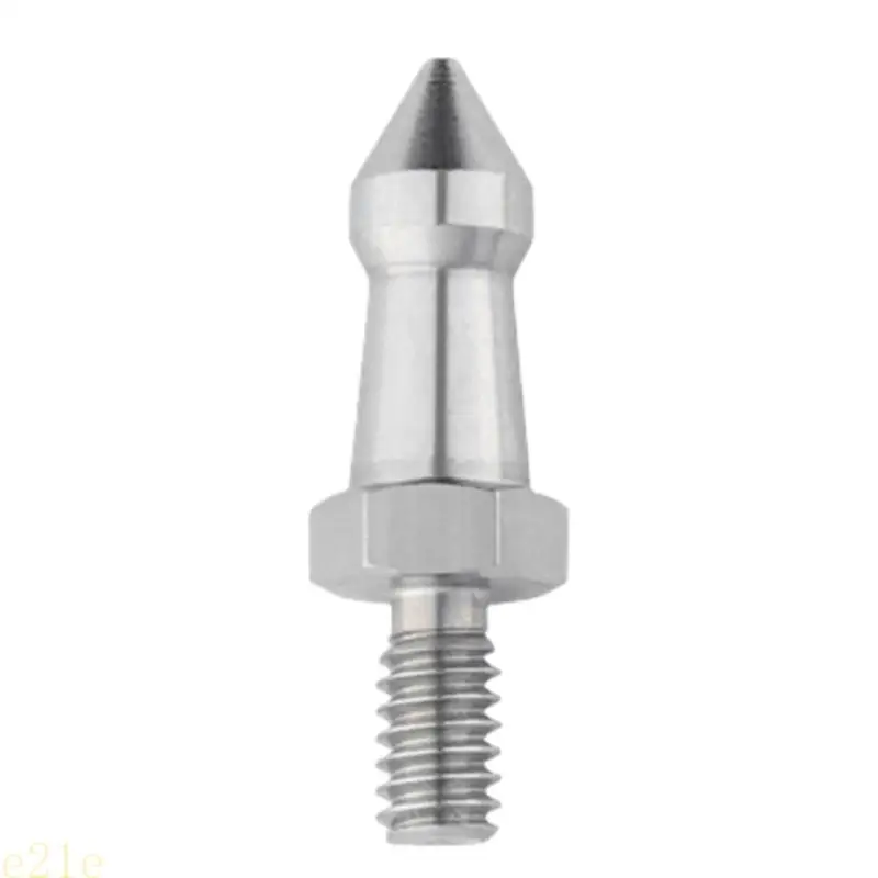 E21E Tripod Foot Stainless Steel Monopod Feet Screw Silver Screw Mount
