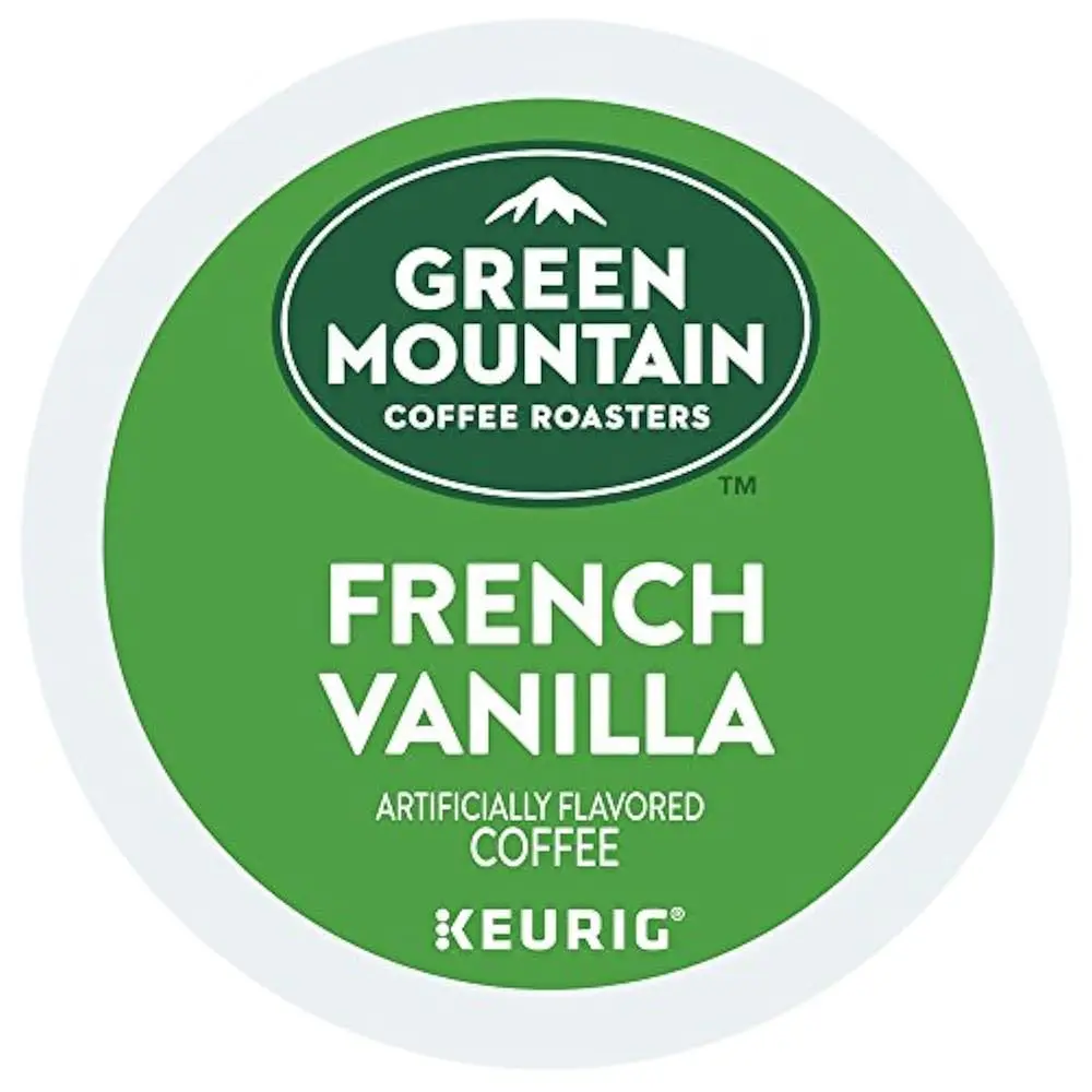 Café Green Mountain, vainilla francesa, cápsulas Keurig K-Cup de una sola porción, café tostado ligero, 120 unidades (5 cajas de 24 cápsulas)