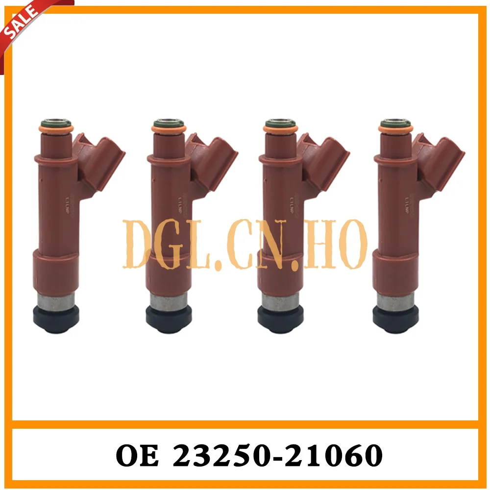 Accessories 4PCS Fuel Injectors 23250-21060 for Toyota YARIS 1.3L NCP90 NCP92 2NZFE 23209-21060