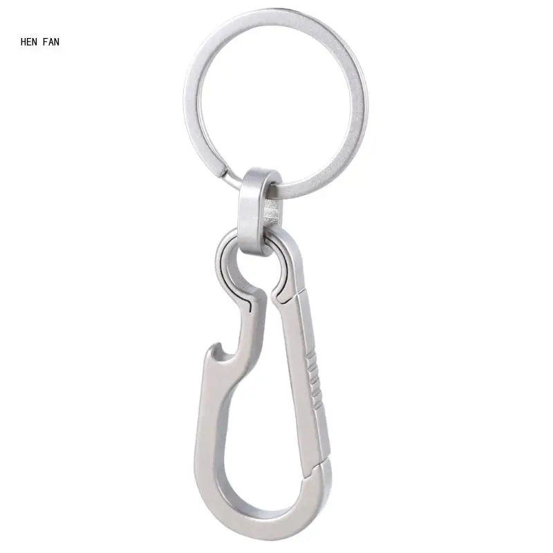 

Titaniums Carabiner Keychains Keyring Bottles Opener Carabiner Clip for Women Men M89D