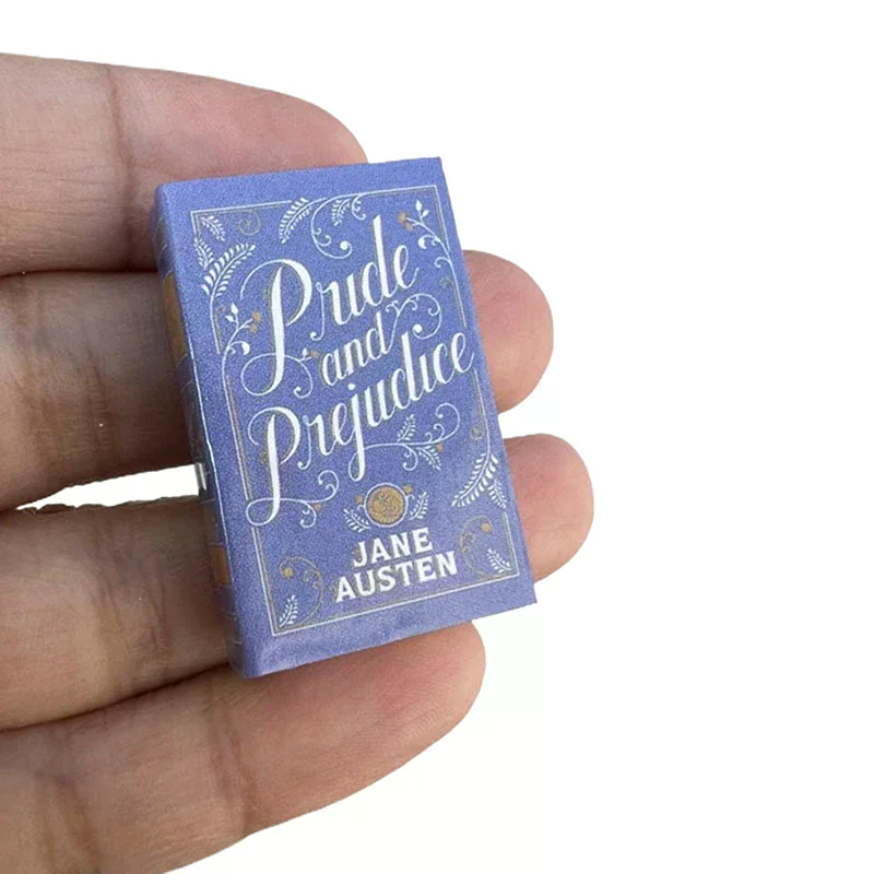 6Pcs/Set 1:12 Dollhouse Miniature Classical Book Model Furniture Accessories For Doll House Decor Kids Play Toys Gift