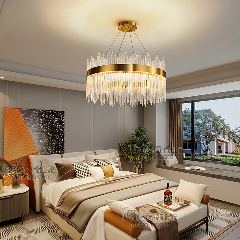 

home decorationPendant lights, luxury crystal living room chandelier, dining room Pendant lamp, ceiling light, indoor lighting