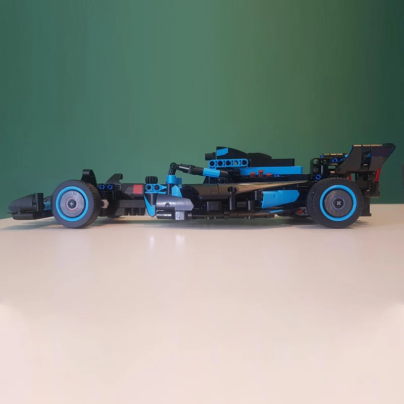 스피드 레이싱 카 모델 MOC 빌딩 블록 포뮬러 1 레이싱 카 모듈형 기술 선물 휴일 조립 어린이 장난감 세트