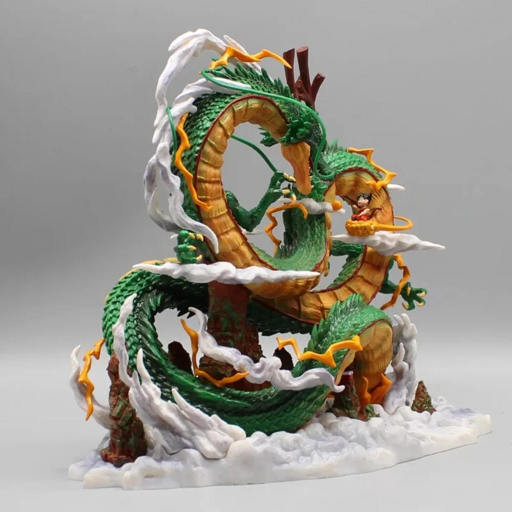 22cm/8.66in Dragon Ball Anime Figure Shenron Figure Goku And Shenron Figurine Pvc Statue Collection Model Decoration Toys Gifts image 4