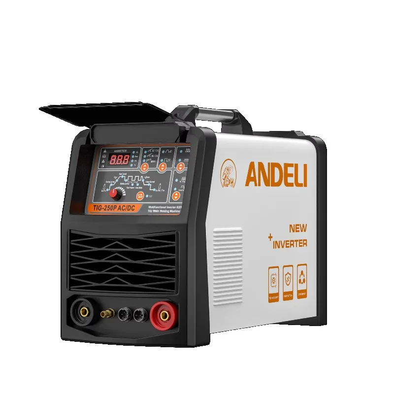 LCD Smart Tig-250P AC DC 250 A 220V Single Phase Pro 9 In 1 AC DC HF TIG Pulse Aluminium TIG Welding Machine