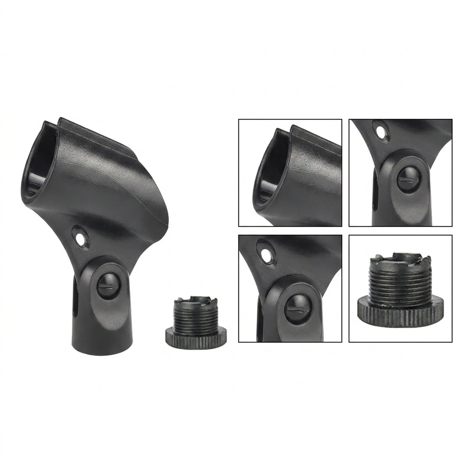 New Microphone Clip Black For Handheld For Handheld Wireless Microphone Clip Plastic Microphone Clip New Microphone