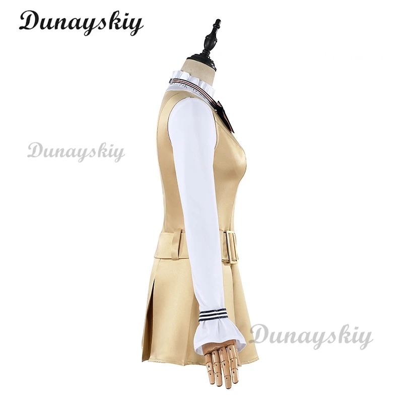 الموسم 2 M غان تأثيري حلي شعر مستعار أنيمي ميغان فستان الجوارب العليا فيلم الإرهاب موحدة تنورة دعوى حفلة اللعب الزي للمرأة الفتيات