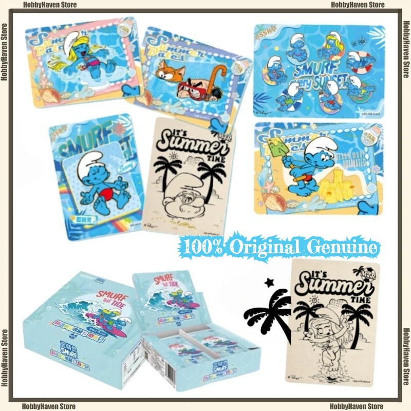 

В наличии Карточная игра Smurf Fun Pack, часть 1, коллекционная карта Elf Miaoyou, официальное издание, коллекция периферийных карт, подарок