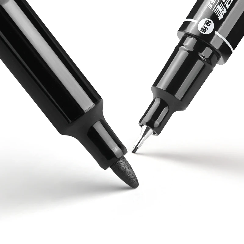 M&G Fineline Dual-Tip Marker Art Outliner Black Office Supplies Suitable for Students And Artists