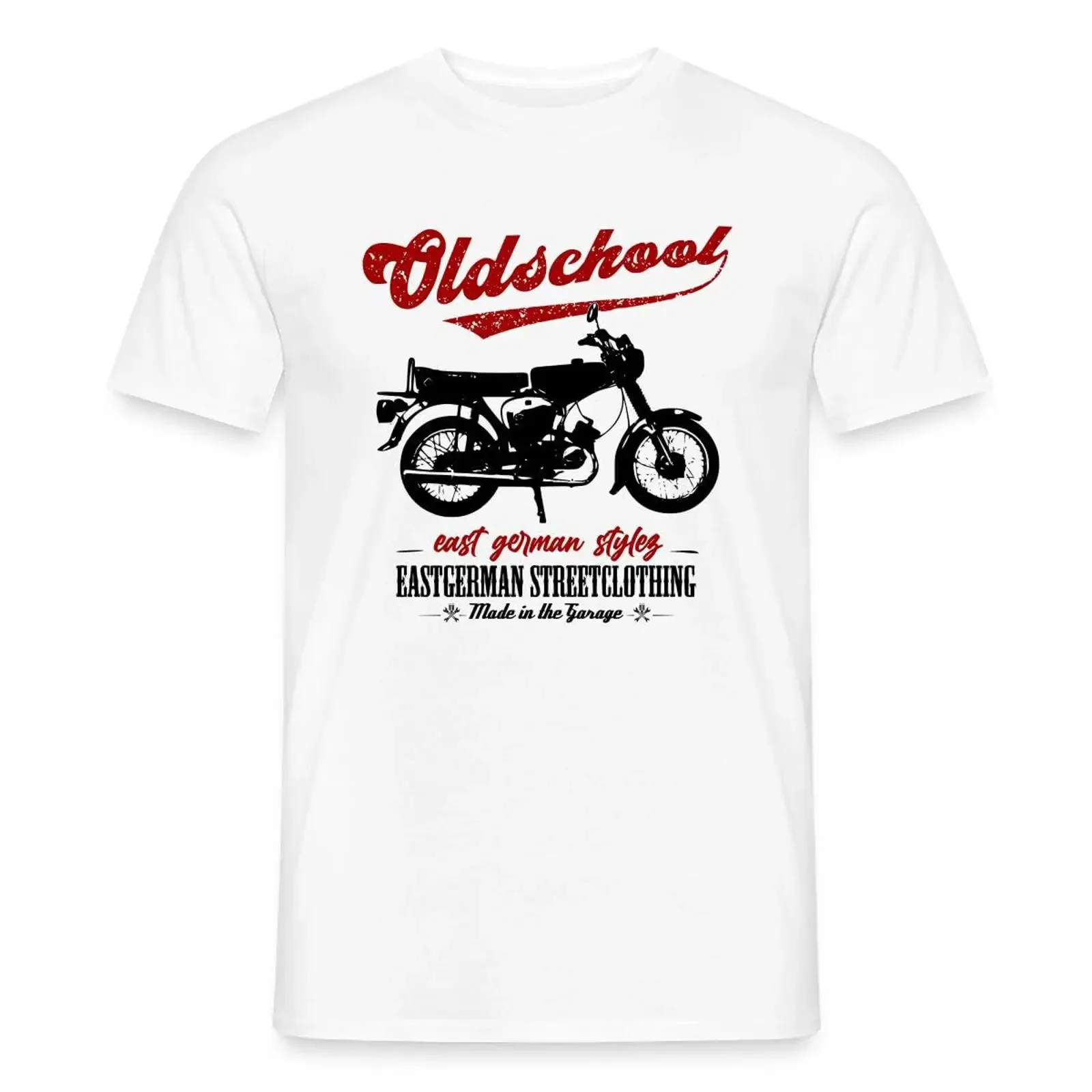Oldschool Simson S51 GDR East German Flair Men's T Shirt vintage Washed designer clothes Breathable Top For Everyday Wear