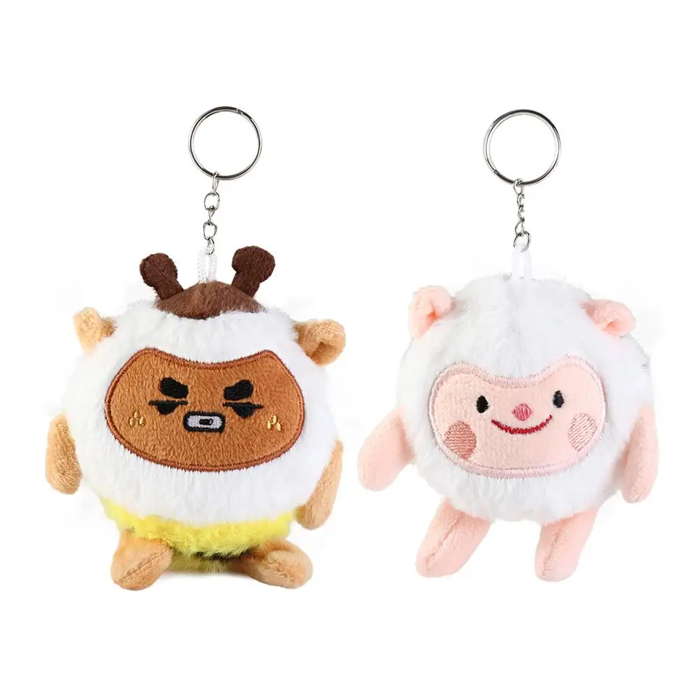 

Plush Little Sheep Plush Keychain Bee Sheep Sound Cartoon Bee Sheep Plush Pendant Cartoon Anime Fluffy
