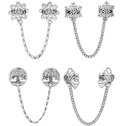 1PC Antique Sweater Shawl Clip Dress Clip Vintage Shirt Cinch Brooch Sweater Cardigan Shawl Clips Cardigan Pin For Woman Men
