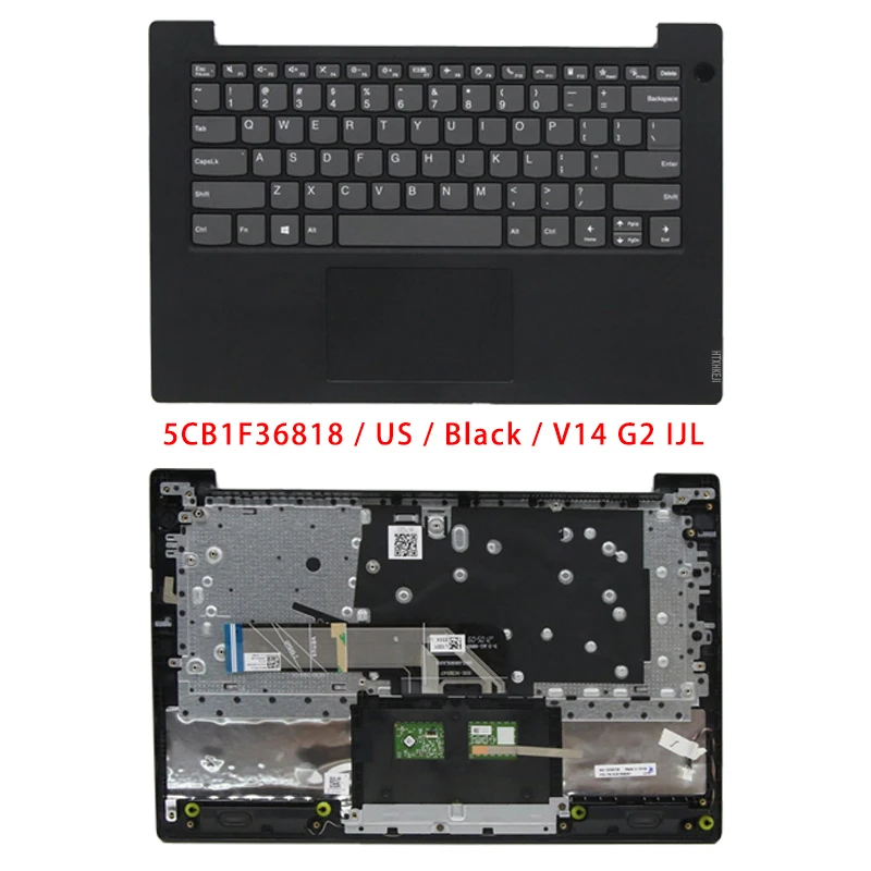 新しいレノボ V14 G2-ALC ITL / V14 G2 IJL; ラップトップアクセサリー英語キーボードバックライトなし 5CB1B96411 5CB1F36818