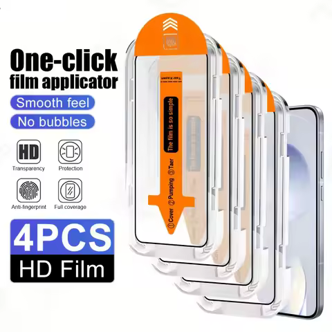 4Pcs 8K HD Glass With Installation Box Screen Protectors For Xiaomi 14 13 12 11 Lite 13T Pro Mi 12T 11T 11i 11X 10T Glass Film