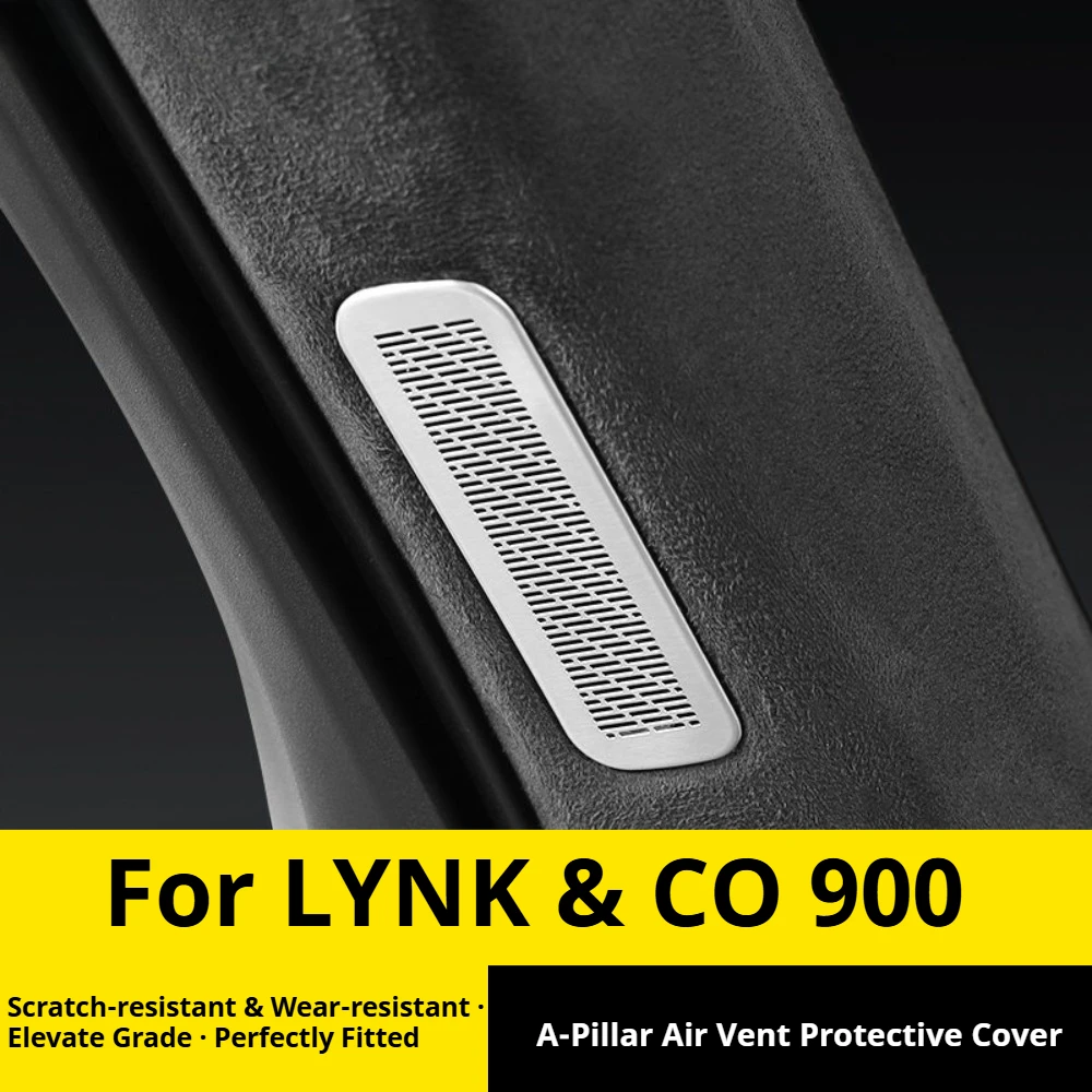 For LYNK & CO 900 A‑pillar Air Outlet Protector Cover Air Vent Guard Interior Modification Car Accessories