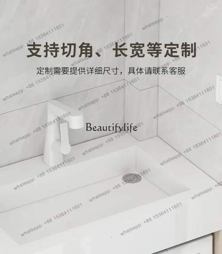 jj4 Small Apartment Bathroom Drum Washing Machine All-in-One Cabinet Combination Stone Plate Integrated Washbasin