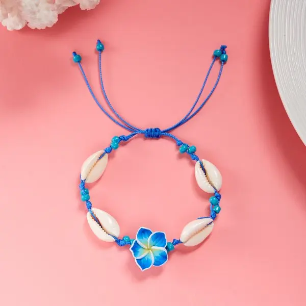 Boho Shell Rope Bracelet for Couples, Romantic Gift